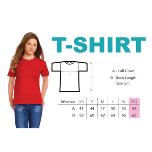 T-Shirt modèle femme XXL avec logo de l'école - EPASC