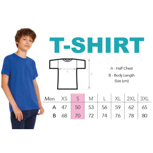 T-Shirt modèle homme S avec logo de l'école - EPASC