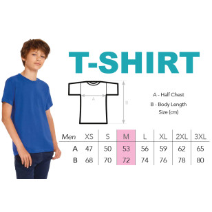 T-Shirt modèle homme M avec logo de l'école - EPASC