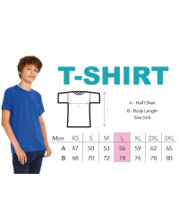 T-Shirt modèle homme L avec logo de l'école - EPASC